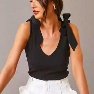 Anthropologie Maeve Bow-Tie Tank